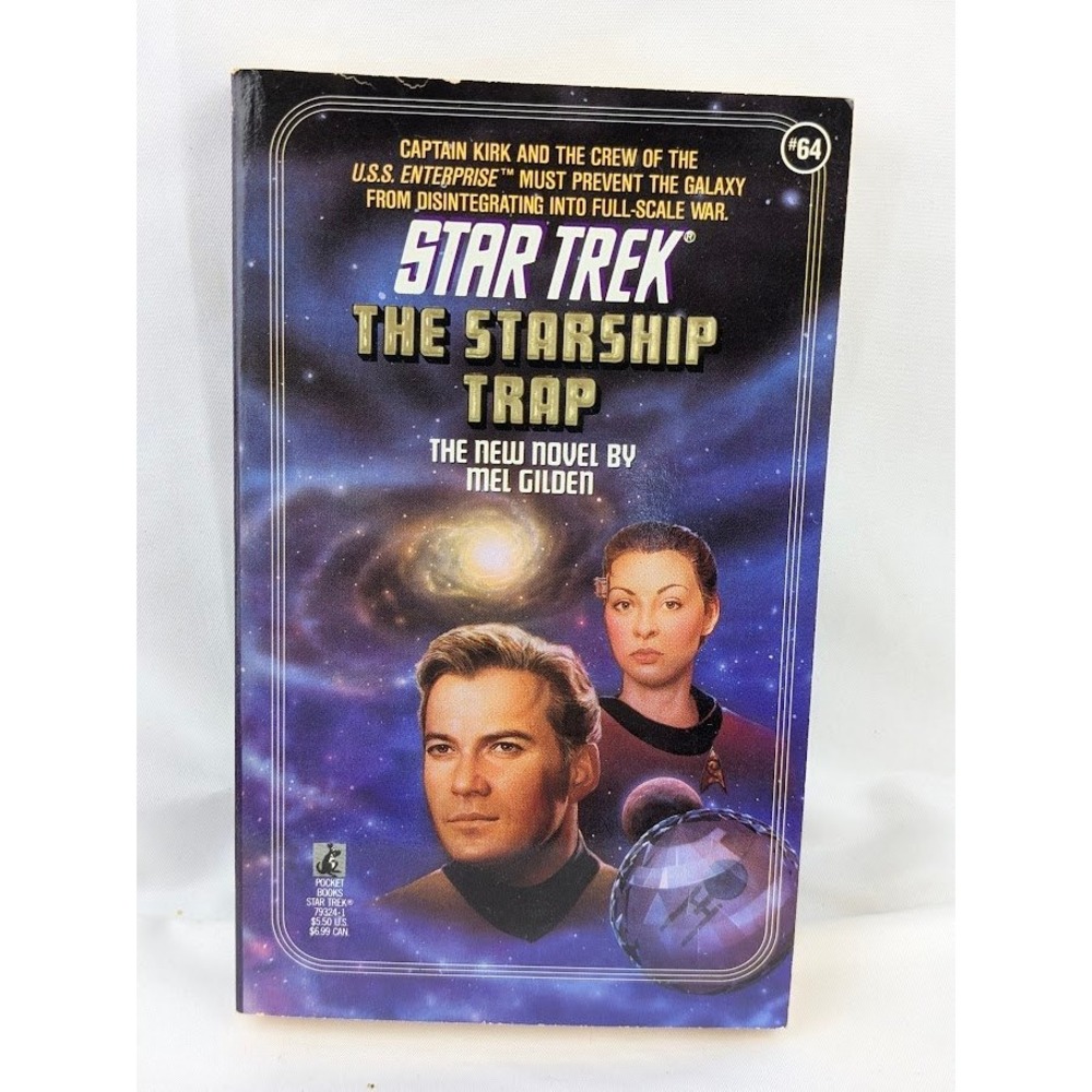Pocket Books Star Trek Paperback  #64 The Starship Trap Mel Gilden 1993